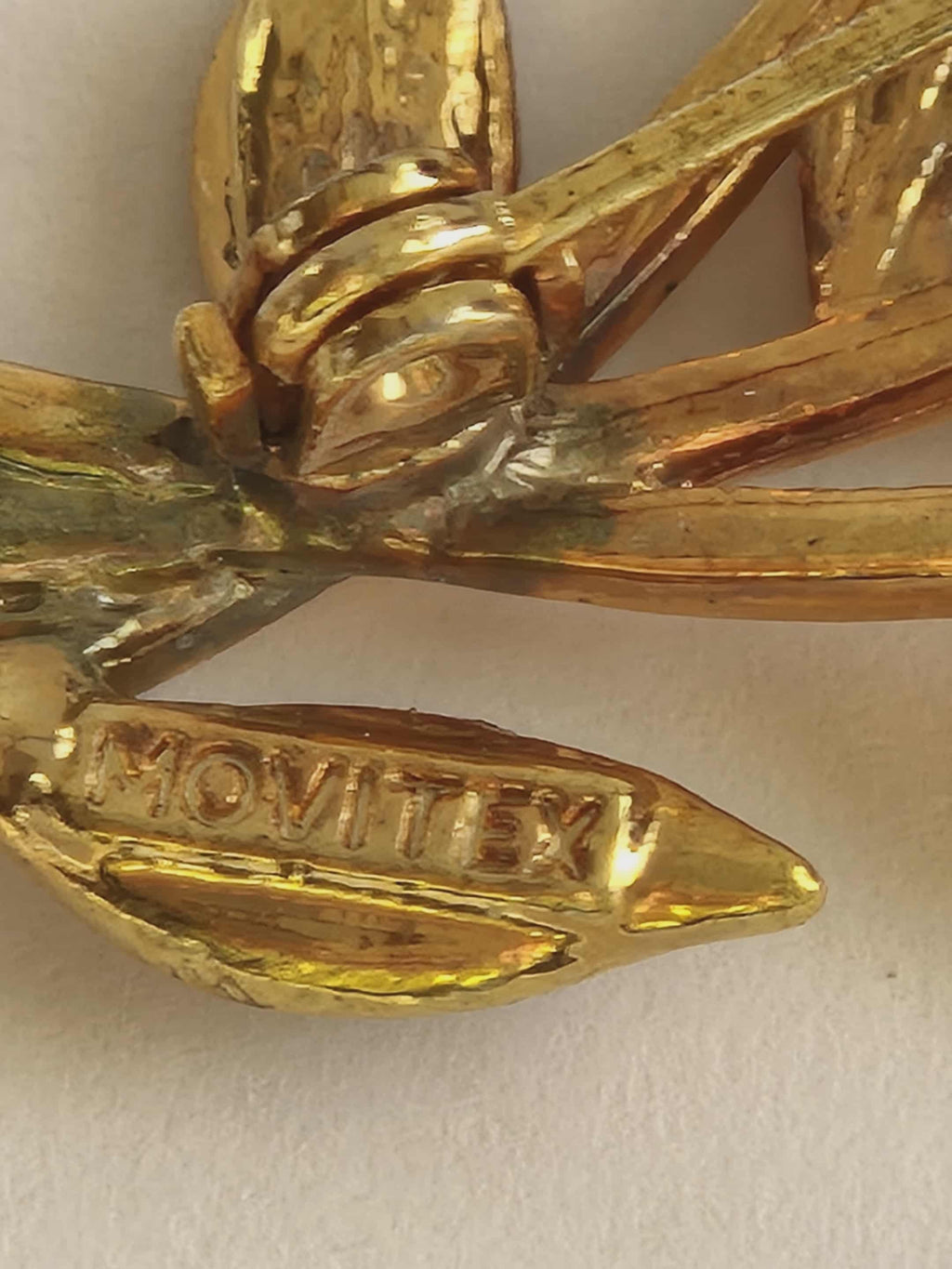 Movitex Vintažinė sagė su gėlėmis