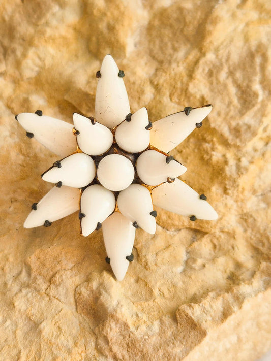 Vintažinė pieno stiklo  Sagė - Germany