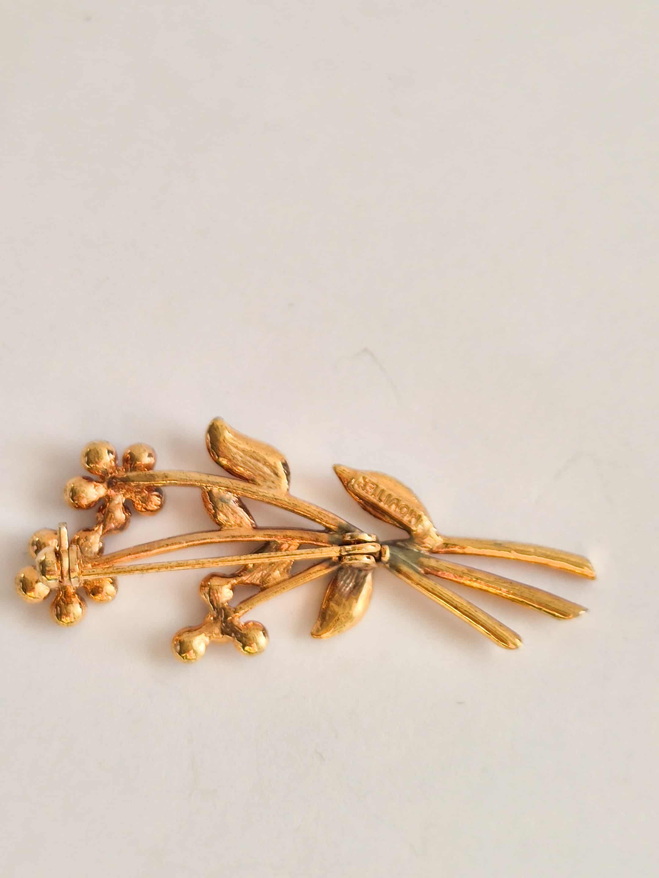 Movitex Vintažinė sagė su gėlėmis